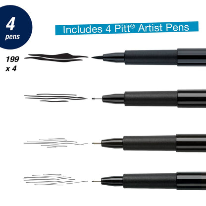 Pitt Artist Pen, Black