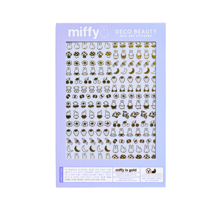 Nail Art Stickers - MIFFY IS GOLD