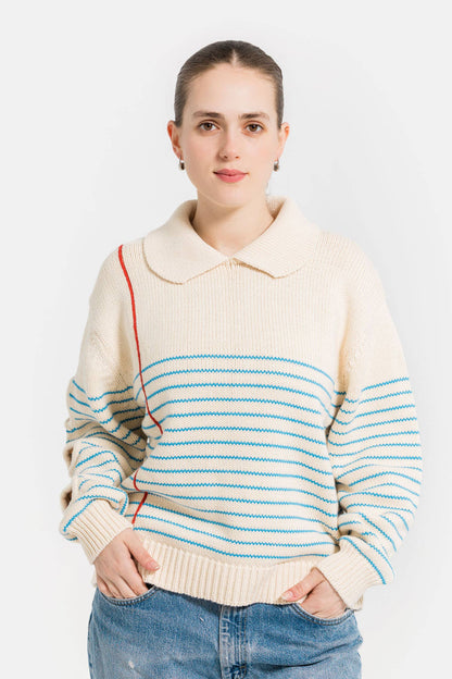 Sheet of Paper Knit Sweater