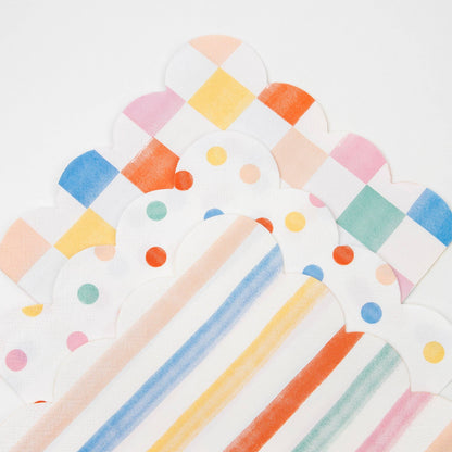 Colourful Pattern Small Napkins