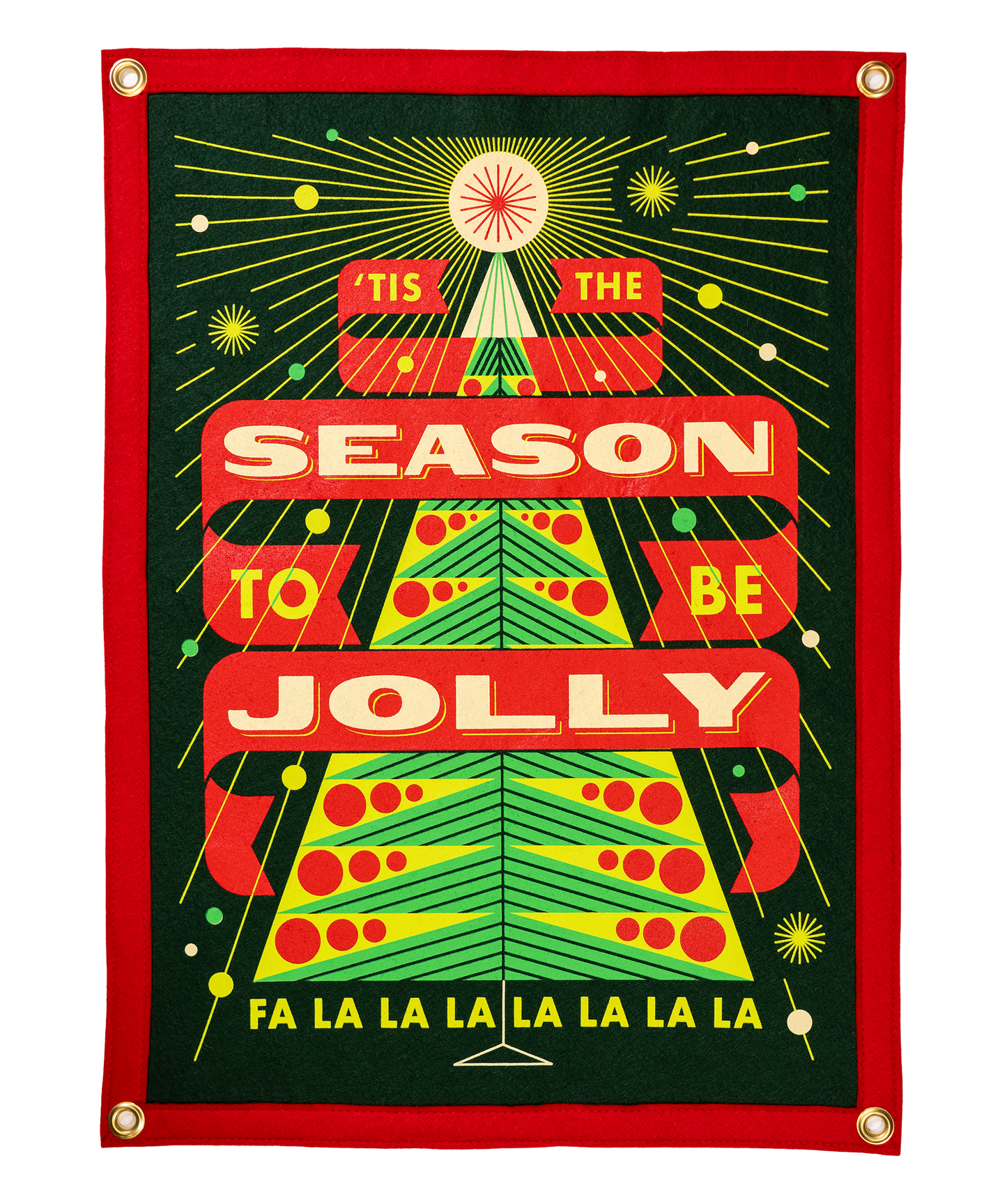 'Tis the Season To Be Jolly Camp Flag • Invisible Creature x