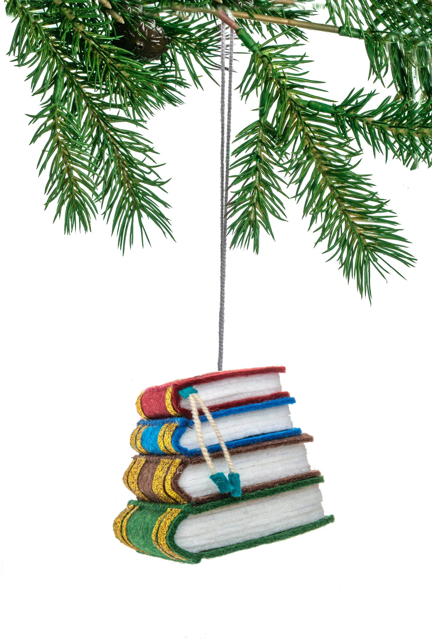 Stack of Books Ornament