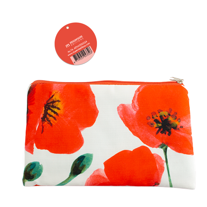 Pouch, Poppies aquarel