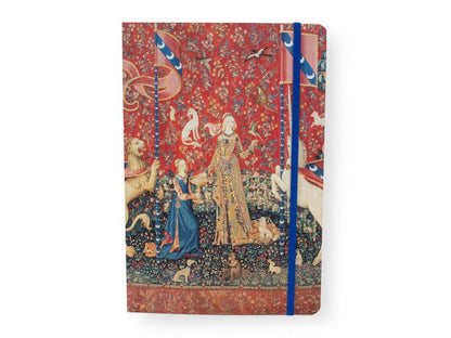 Softcover Book,  A5, Tapestry Dame Lady with the Unicorn