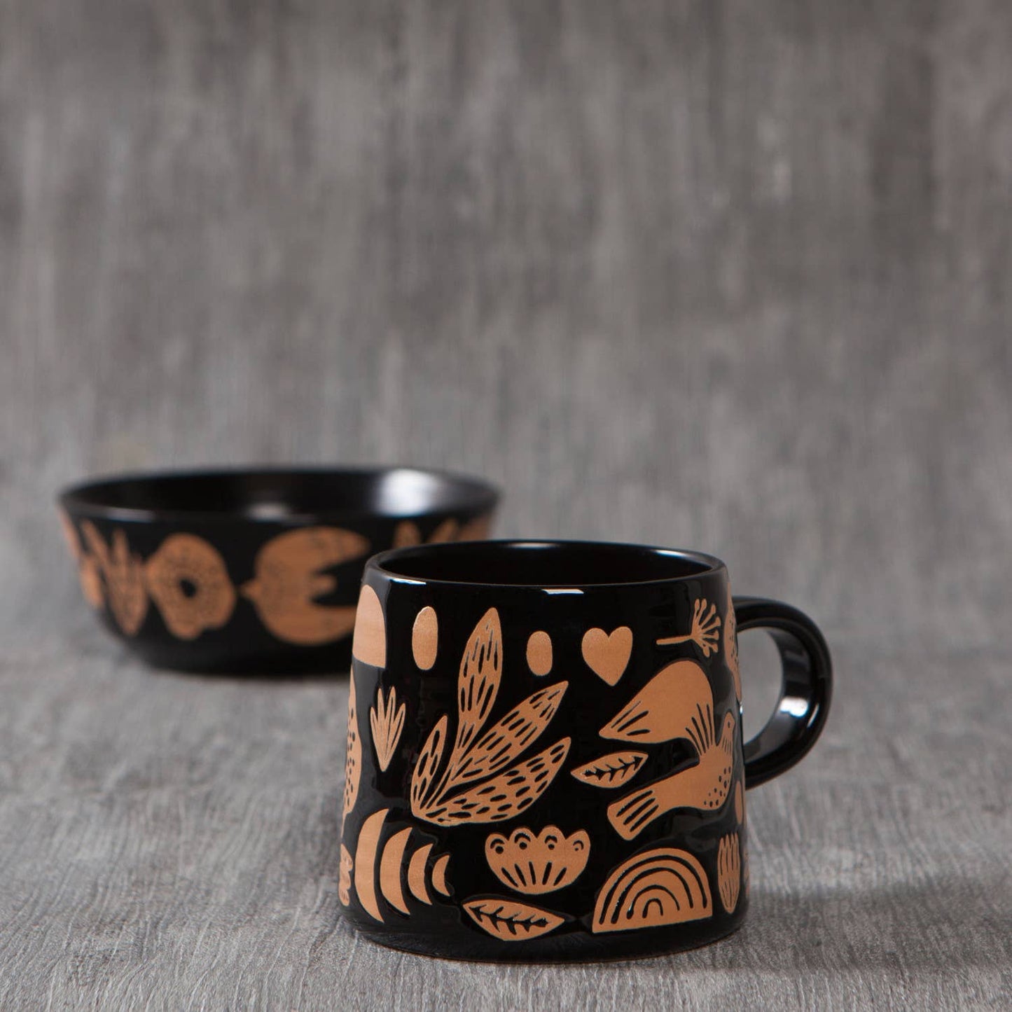 Danica Studio Myth Imprint Stoneware Mugs 12 oz