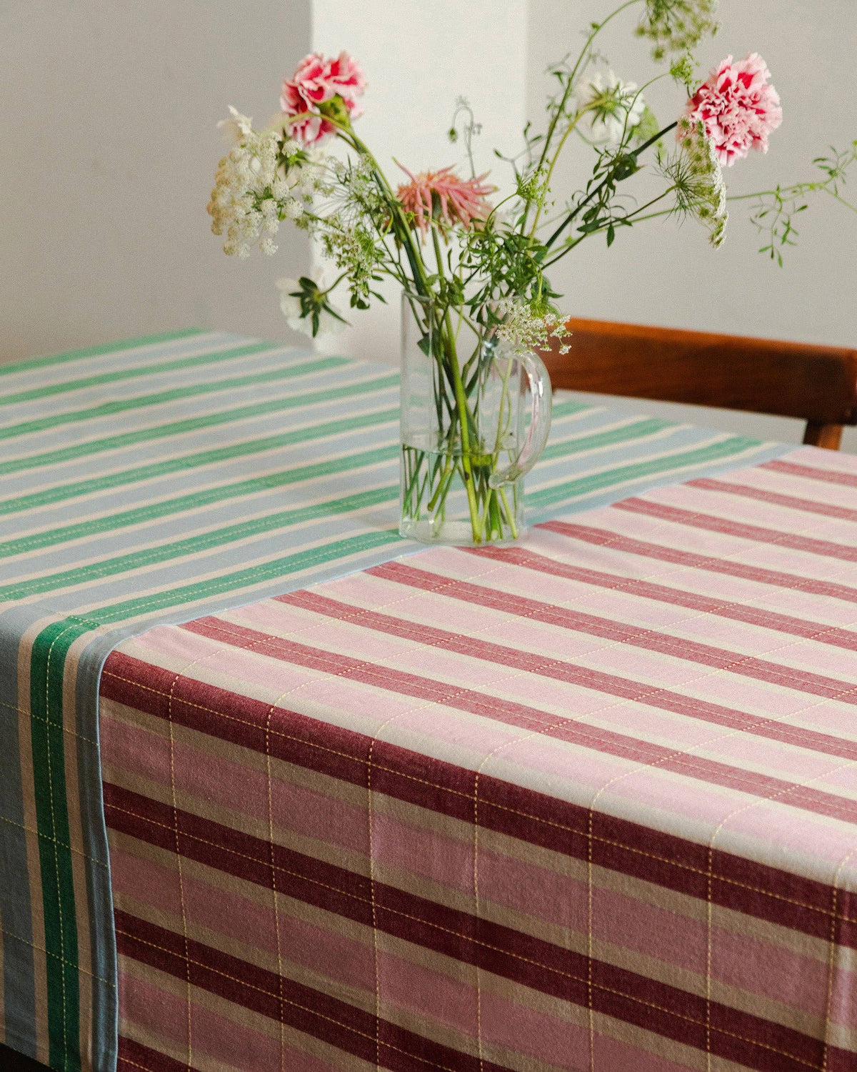 Double Striped Tablecloth - Mix 1