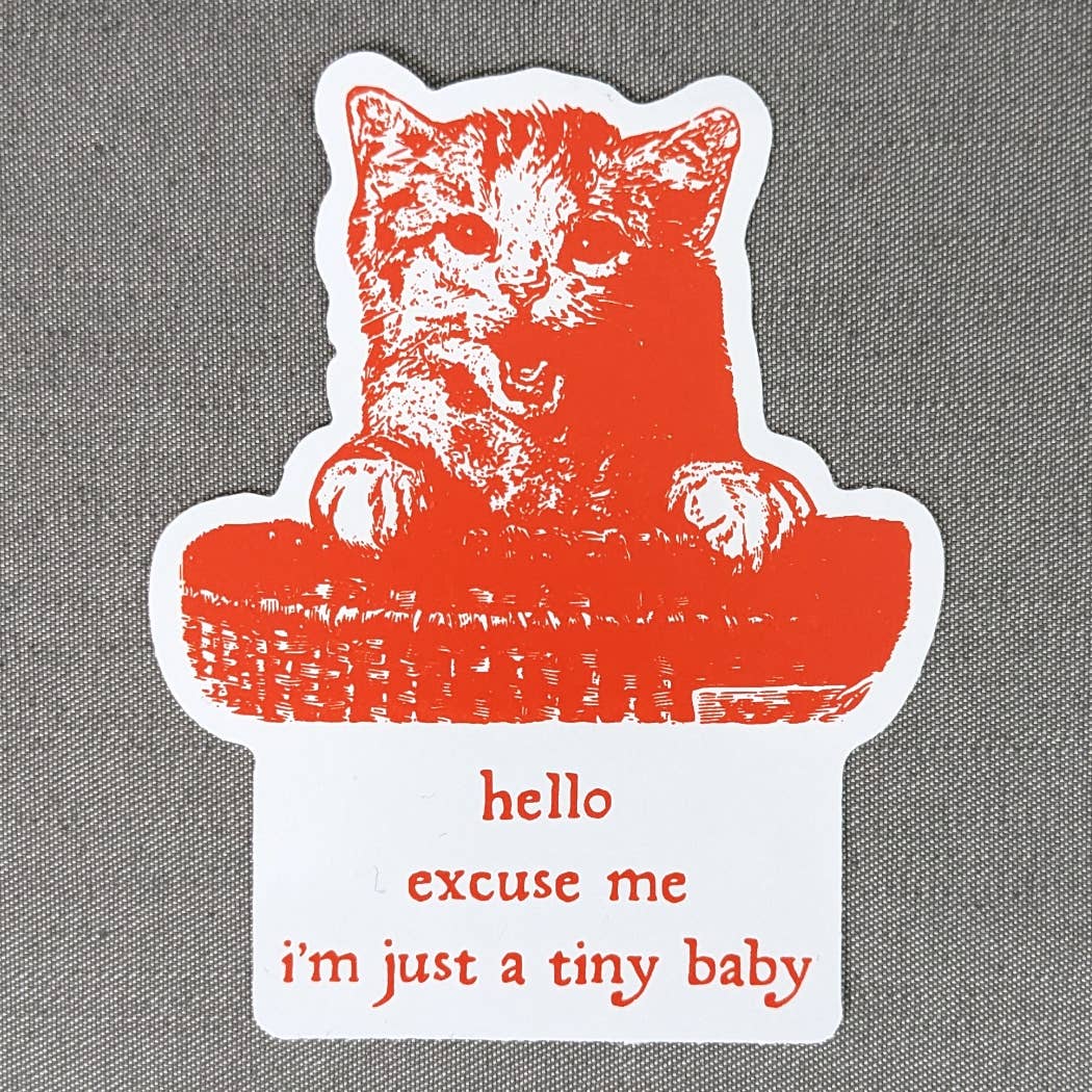 I'm Just a Tiny Baby Sticker (More Colors)