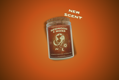 Redwood and Moss Soy Candle - Redwood National Park 11oz 