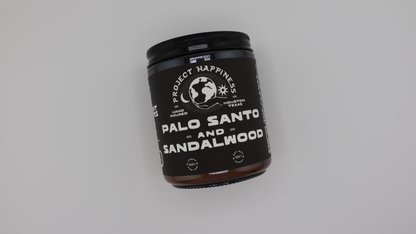 Palo Santo and Sandalwood Soy Candle - 8oz