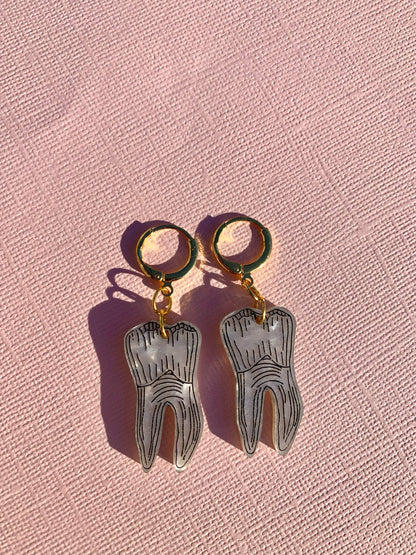 Mini Teeth Earrings