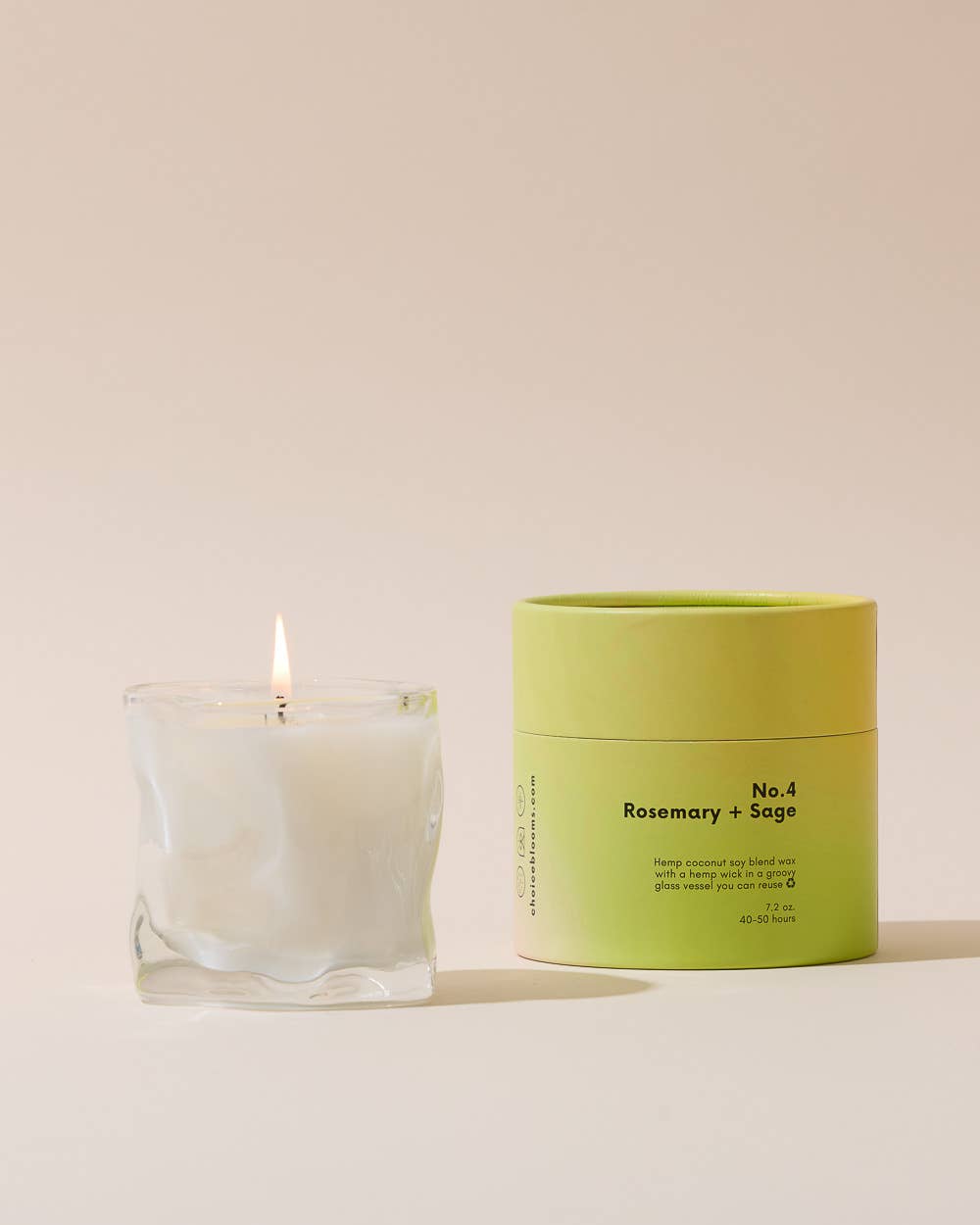 7.2oz. No. 4 Rosemary + Sage Candle