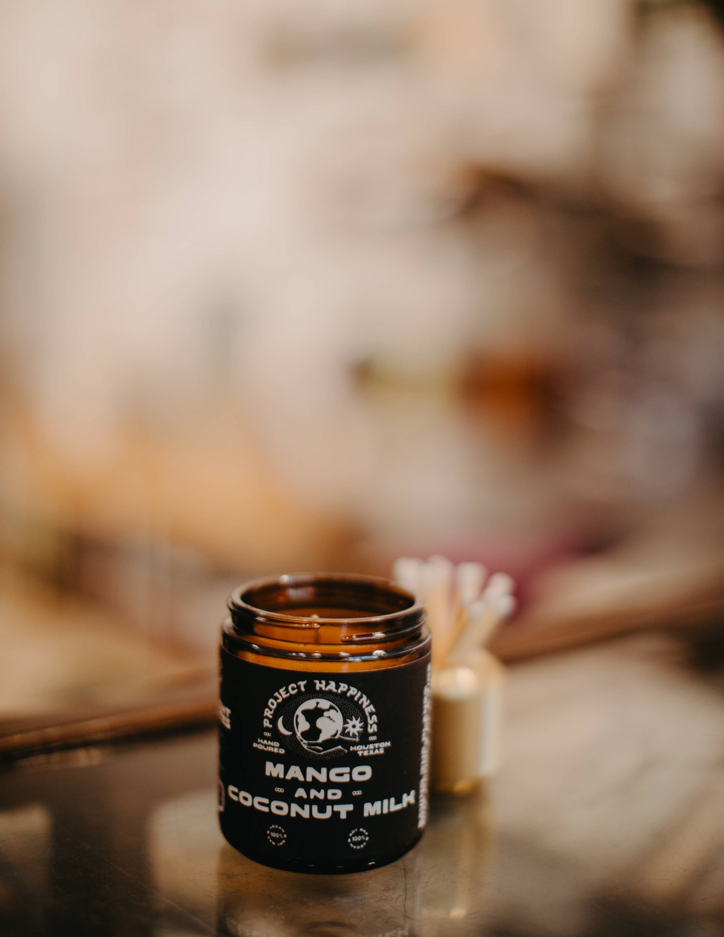 Mango and Coconut Milk Soy Candle - 8oz | Summer Scent