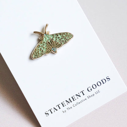 Colorful Leopard Moth - Enamel Pin