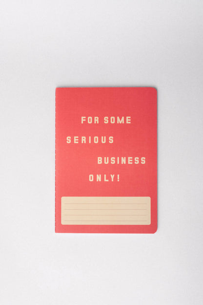 Rough Draft Notebook Set, Serious Business Only