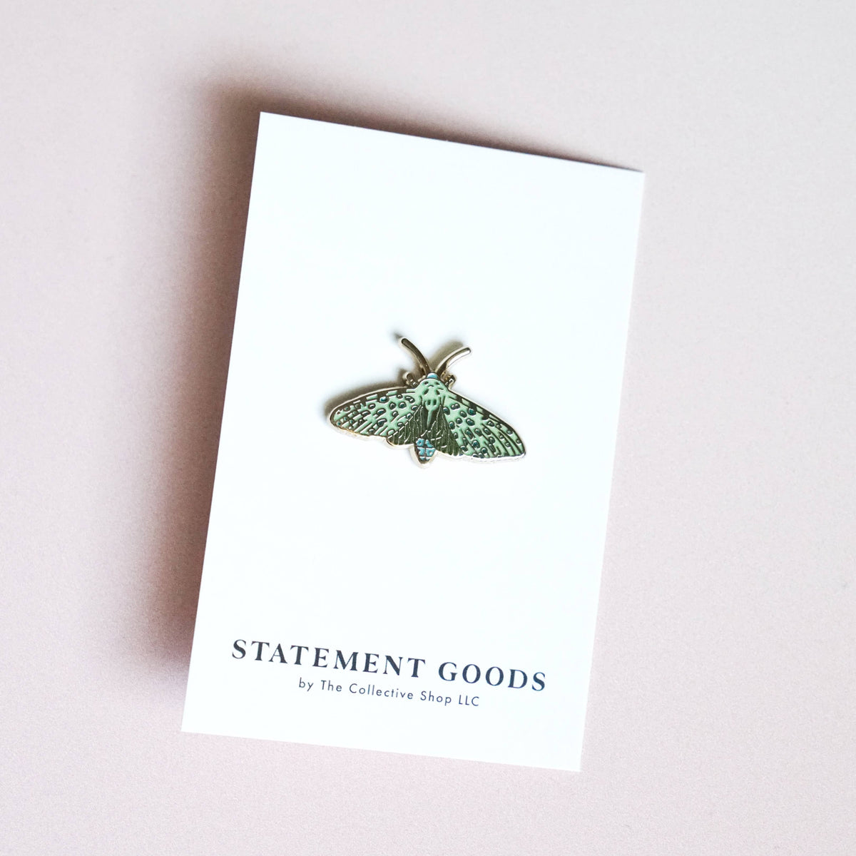 Colorful Leopard Moth - Enamel Pin