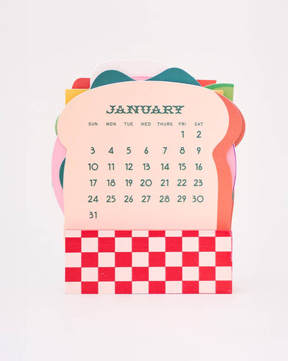 Desktop Calendar, Sandwich