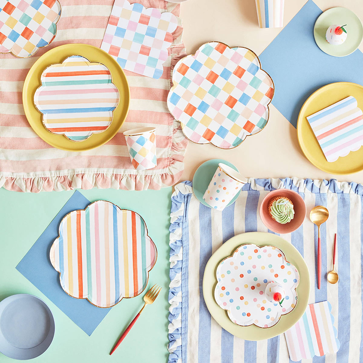 Colourful Pattern Small Napkins