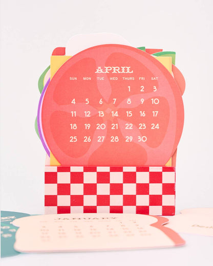 Desktop Calendar, Sandwich