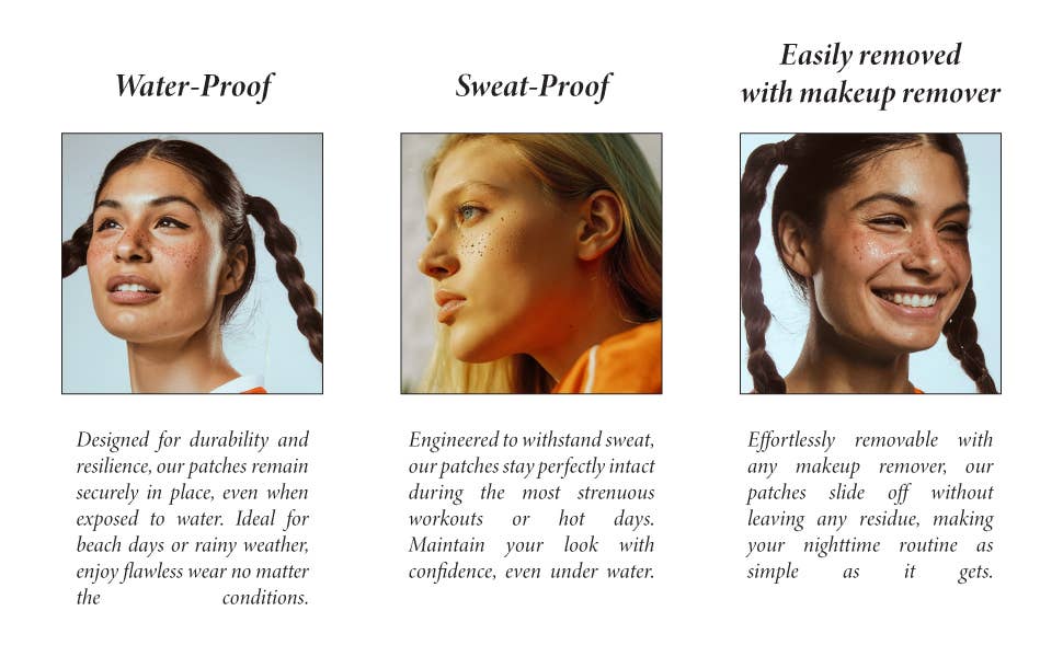 Orange Spirit Speckles Makeup Patches - Team Spirit Collection