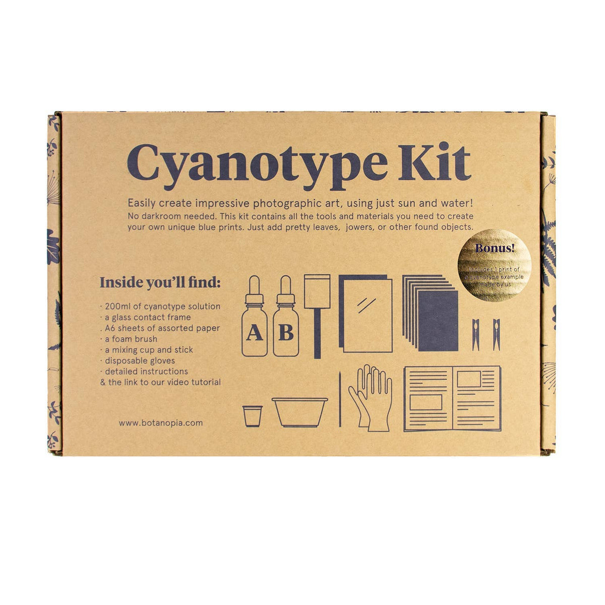 Cyanotype Kit – DIY kit to make blueprints / sun prints