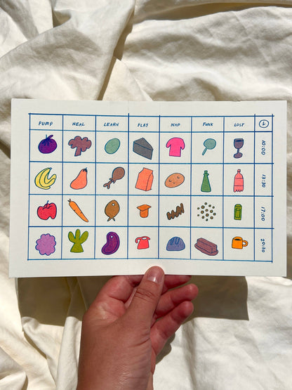 Daily Dose of Riso Color Chart