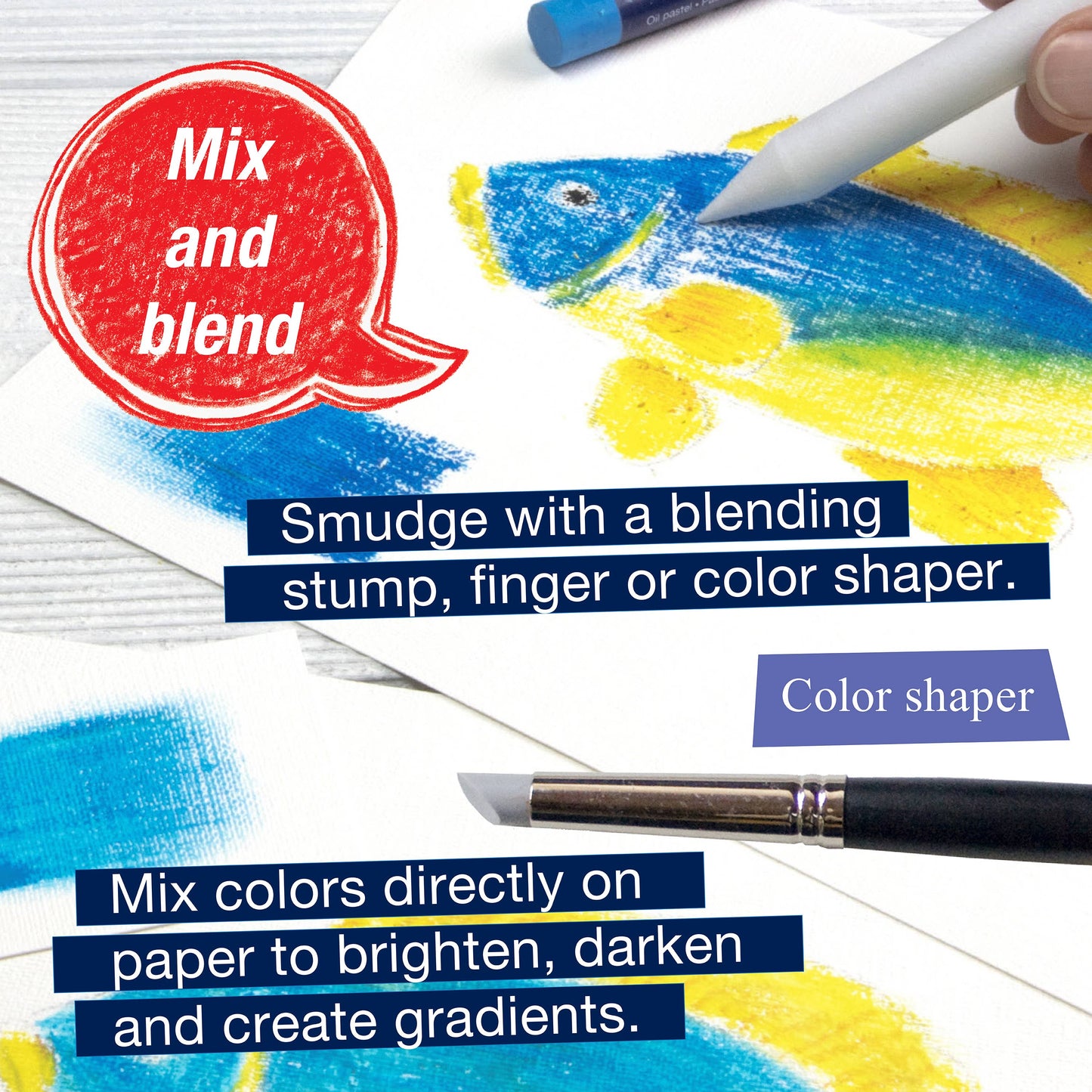 Artist's Oil Pastels, Set of 24