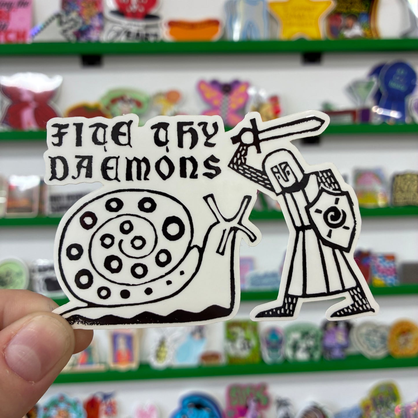 Fite Thy Daemons Sticker