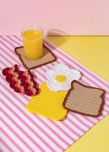 Bacon Egg & Cheese Coaster Set