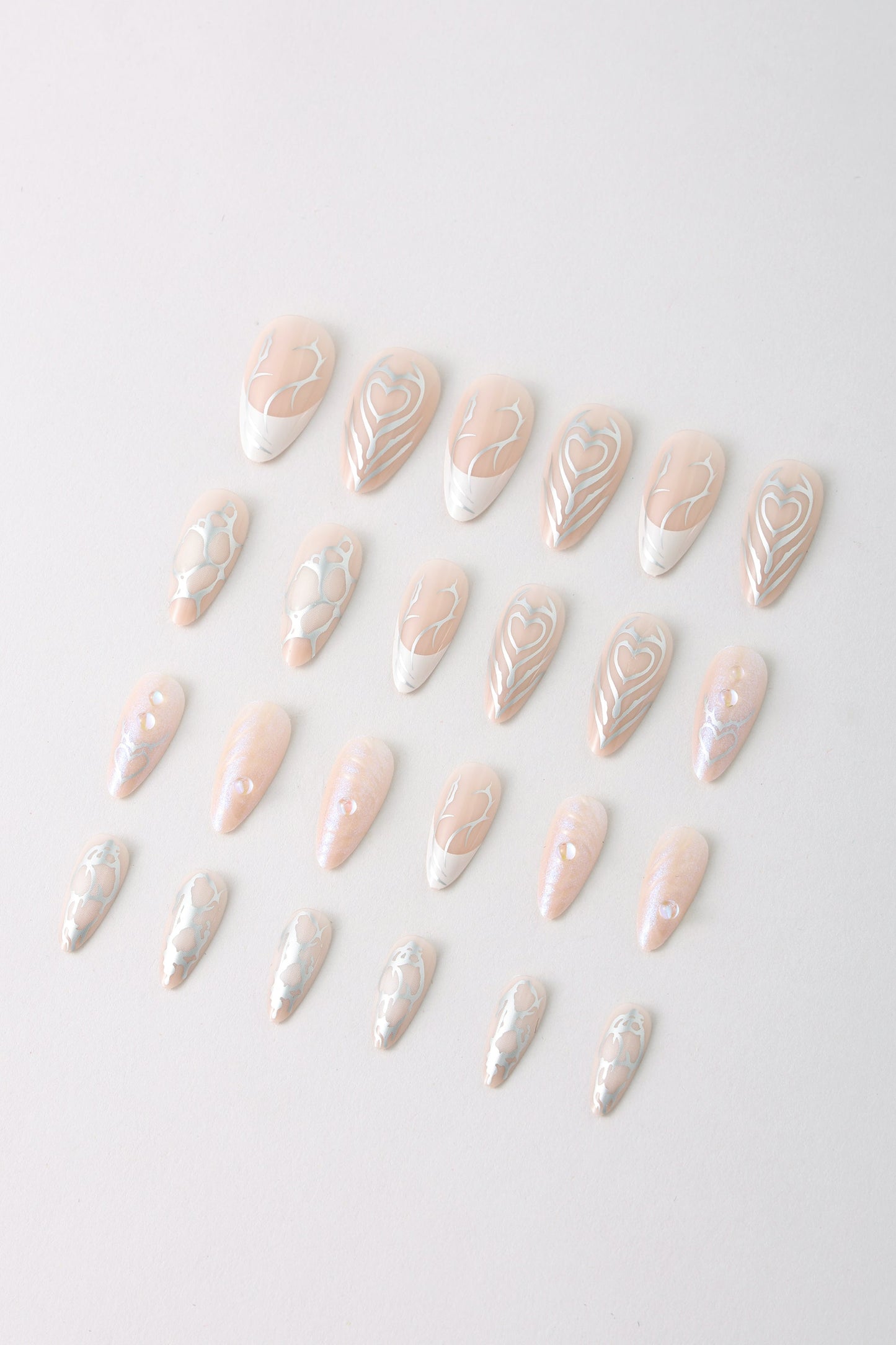 Chrome Hearts Nails