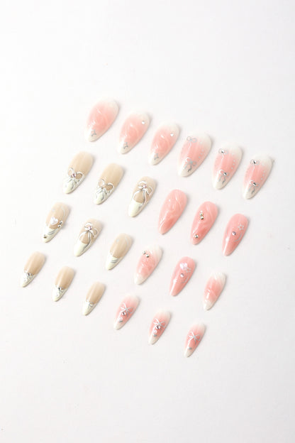 Ballerina Slipper Nails