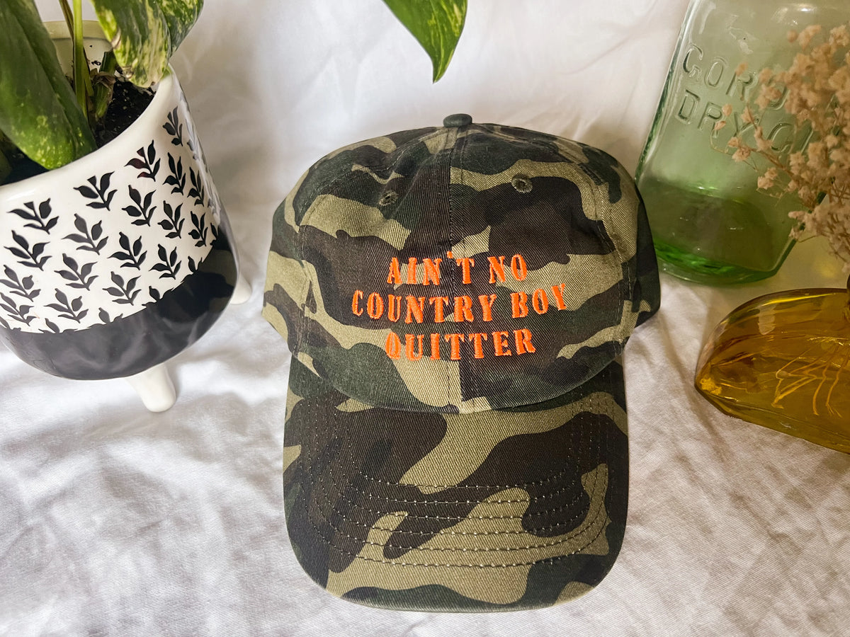 The Giver “Ain’t No Country Boy Quitter” Cap