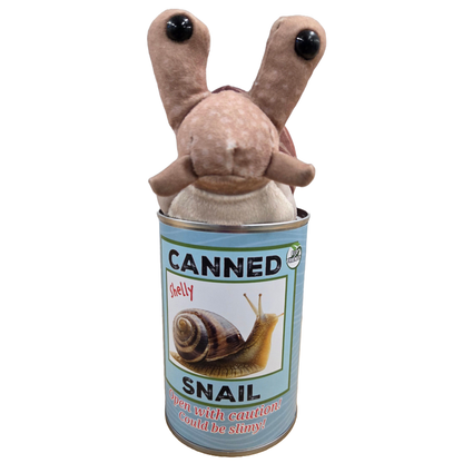 Shelly the Canned Snail | Stuffed Animal Plush w/Jokes
