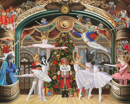 Carol Lew: Nutcracker Kitties 1000-Piece Jigsaw Puzzle