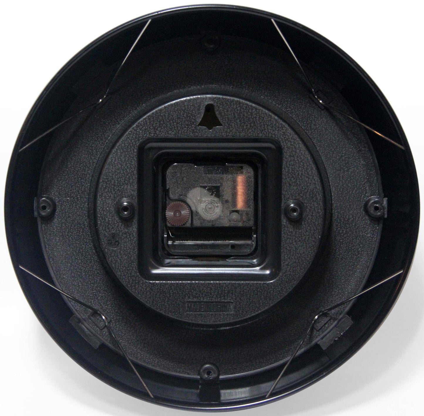 Retro Round Black Indoor Wall Clock 9.5 Inch