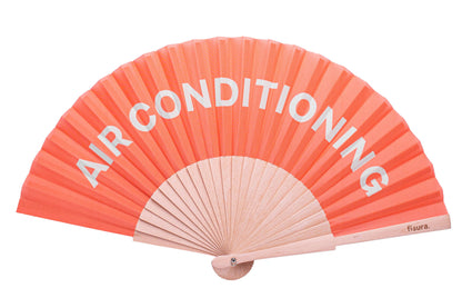 Orange “air conditioning” fan