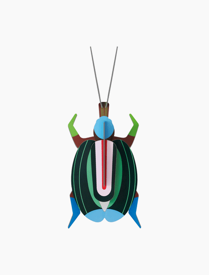 3D Wall Art - Insect - Green Fig Beetle