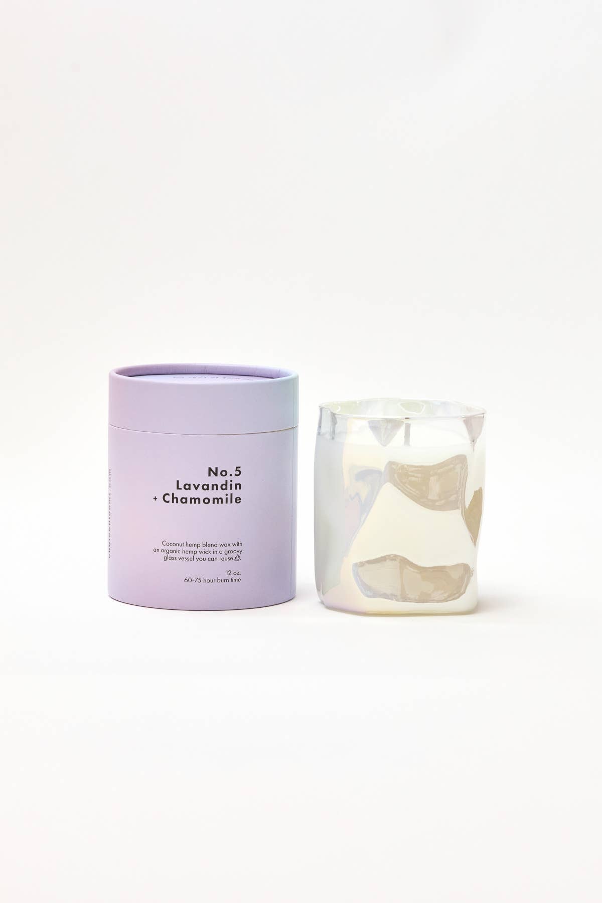 12oz. No. 5 Lavandin + Chamomile Candle