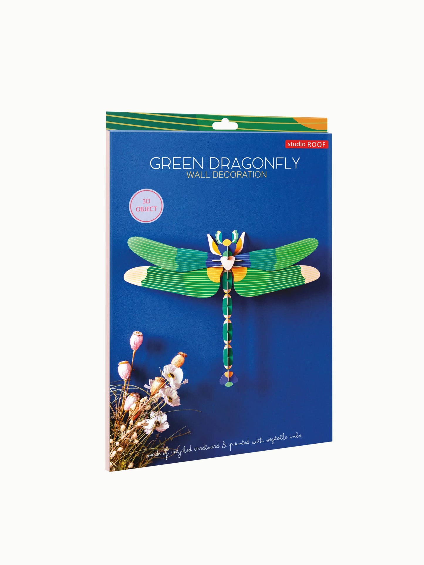 3D Wall Art - Dragonfly - Giant Green Dragonfly