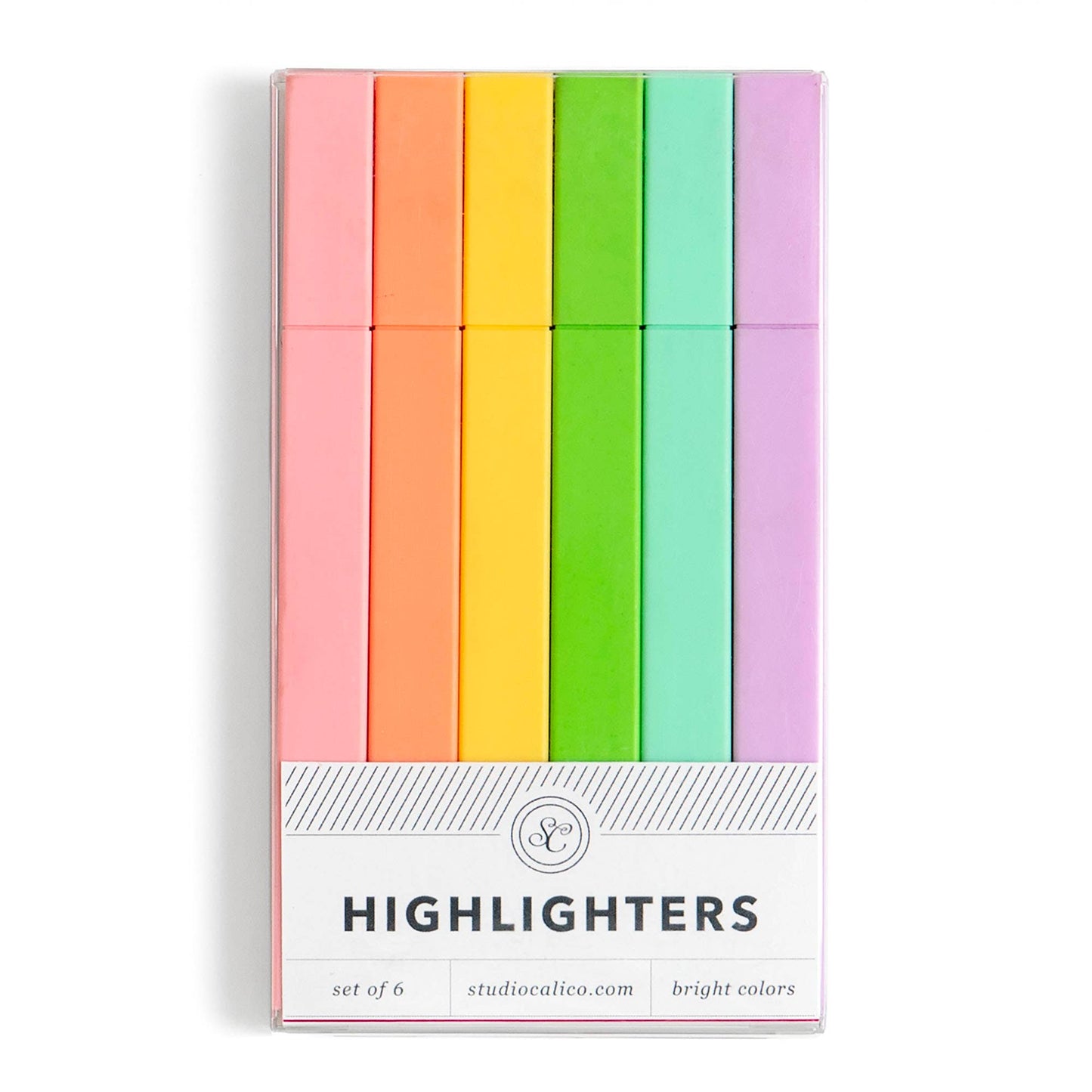 Brights Highlighter Set of 6 Colors