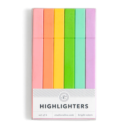 Brights Highlighter Set of 6 Colors