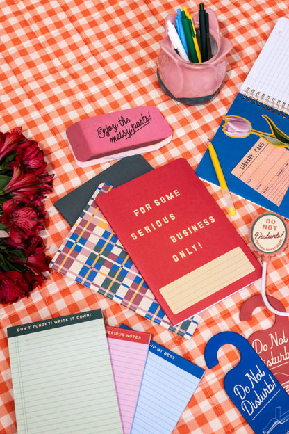 Rough Draft Notebook Set, Serious Business Only