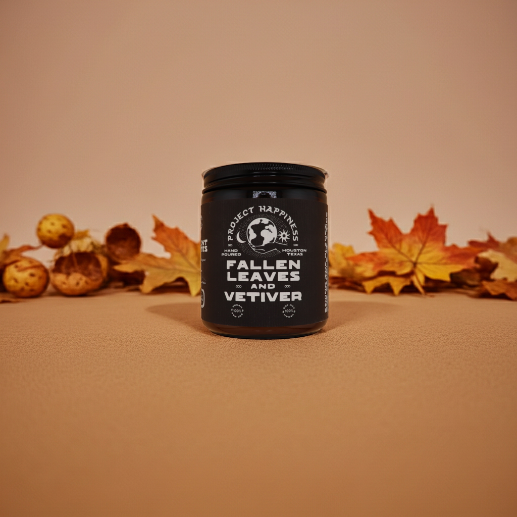 Fallen Leaves and Vetiver Soy Candle - 8oz