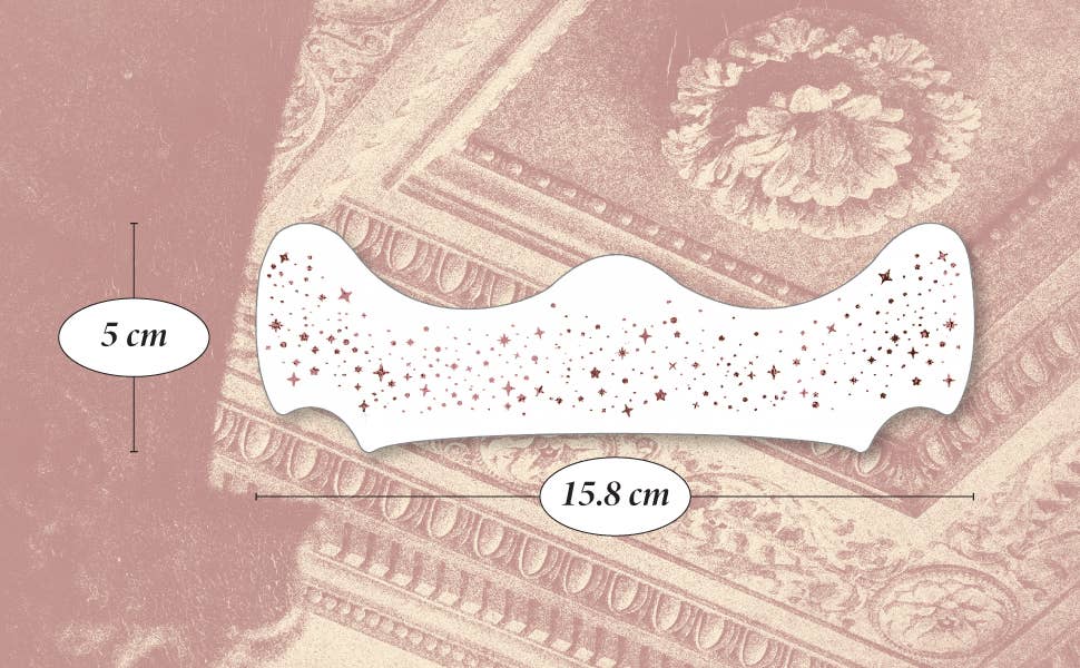 Rose Gold Stardust Speckles Makeup Patches