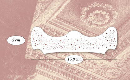 Rose Gold Stardust Speckles Makeup Patches