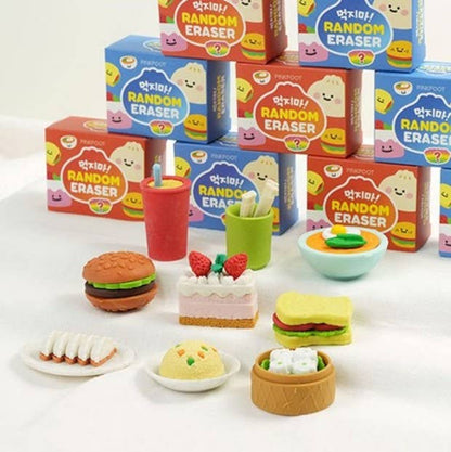 Yummy Snack Miniature Random Eraser Box