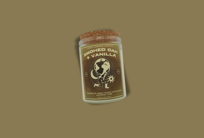 Smoked Oak and Vanilla Soy Candle - Great Smoky Mountain 11oz