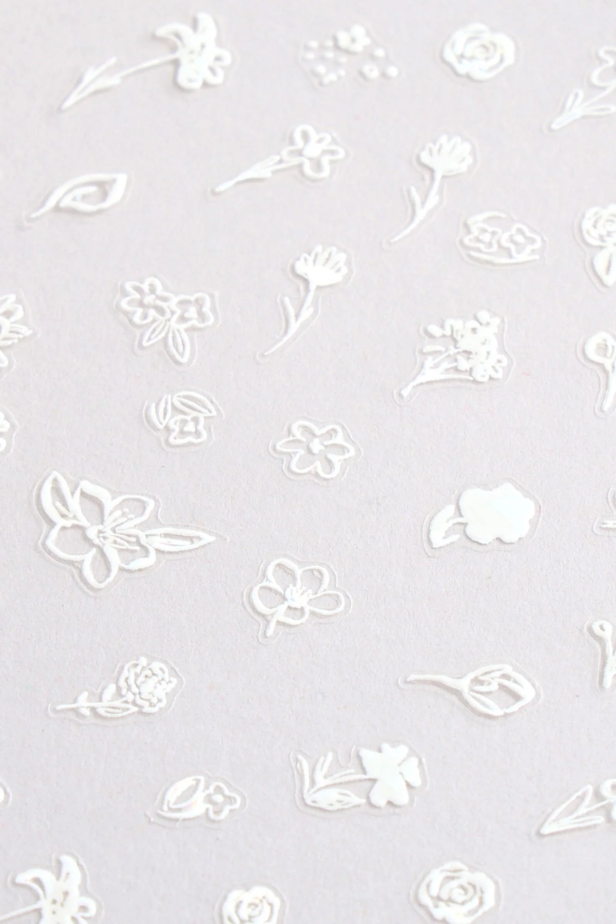 Nail Sticker by Zoe Wodarz - Flower White
