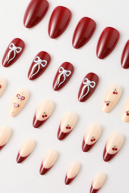 Cherry Cola Nails