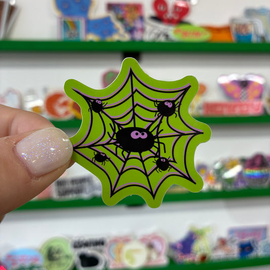 Spooky Spiders Sticker