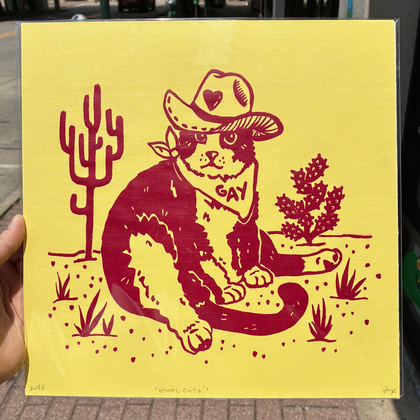 Howdy Cutie Print